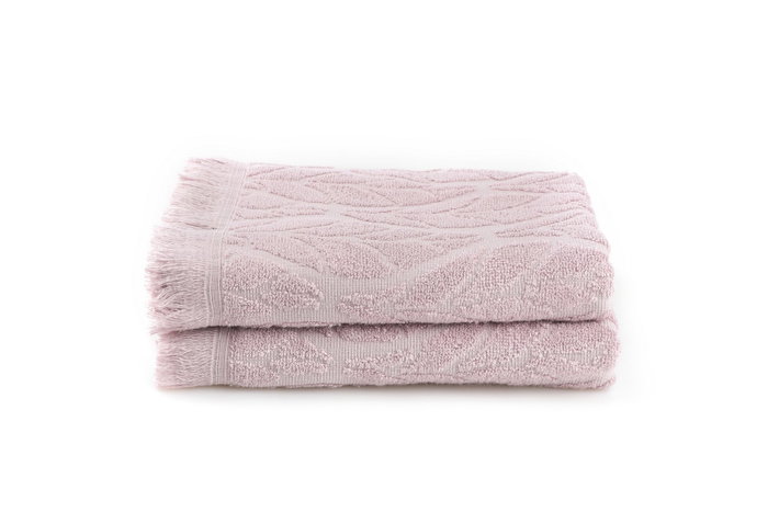 Mijölnir Juego de toallas de baño Leaf - Plum, 2 piezas, ciruela Mijölnir Juego de toallas de baño Leaf - Plum, 2 piezas, ciruela